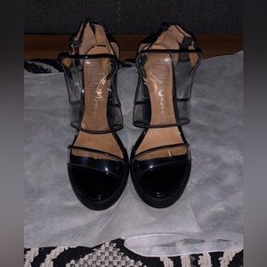(PLEASE READ!!) Jeffrey Campbell Clear Upper Vinyl Heels